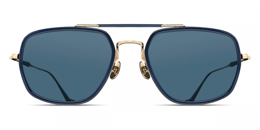 Matsuda™ M3123 BG-NVY 55 - Brushed Gold/Navy