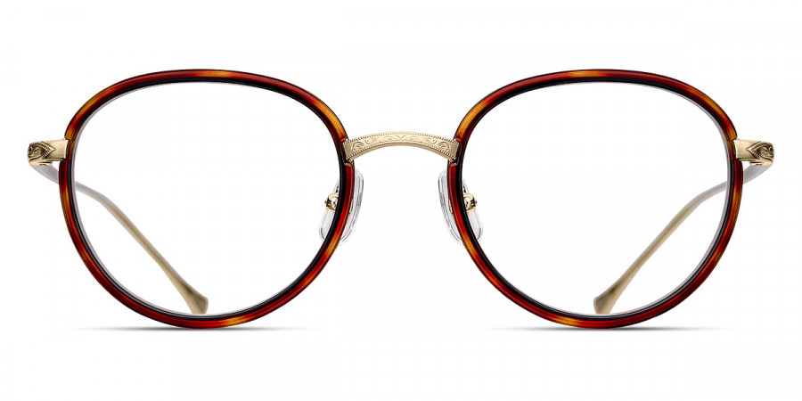 Matsuda™ M9014-I DTO 48 - Brushed Gold Vermeil/Dark Tortoise