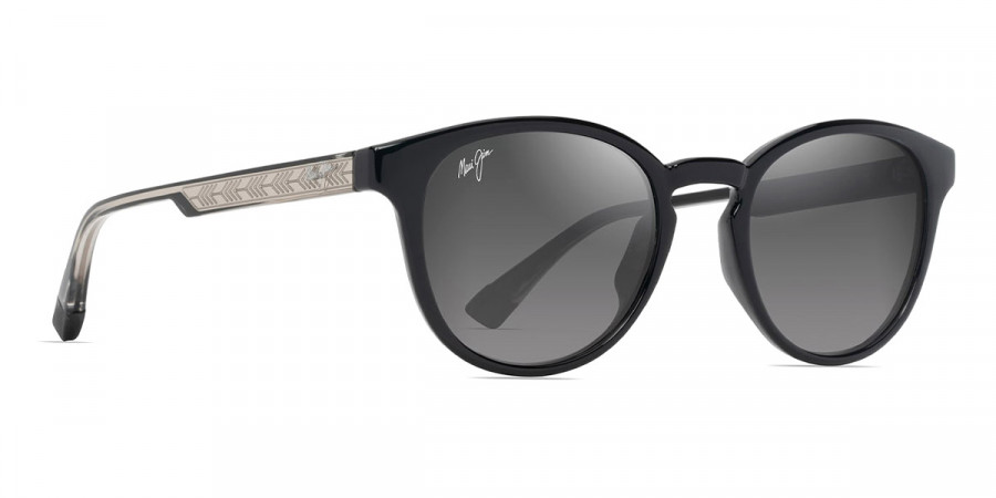 Color: Shiny Black with Trans Light Grey (GS636-14) - Maui Jim MJIGS636-1450