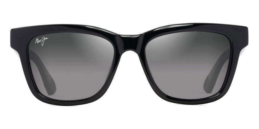 Maui Jim™ HANOHANO GS644-14A 52 - Shiny Black with Trans Light Gray