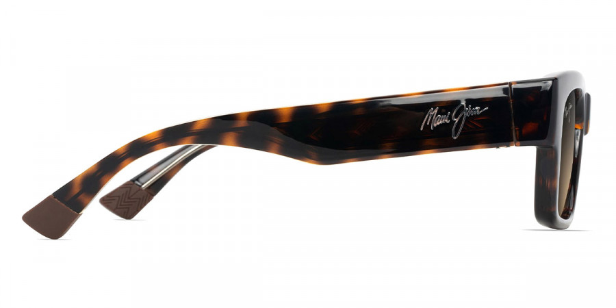 Color: Shiny Dark Havana with Trans Yellow (HS642-10) - Maui Jim MJIHS642-1053