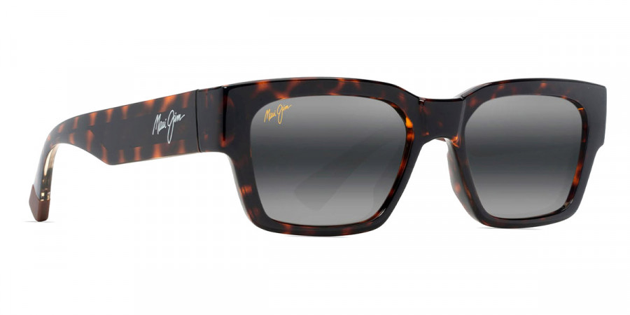 Color: Shiny Dark Havana with Trans Yellow (MM642-018) - Maui Jim MJIMM642-01853