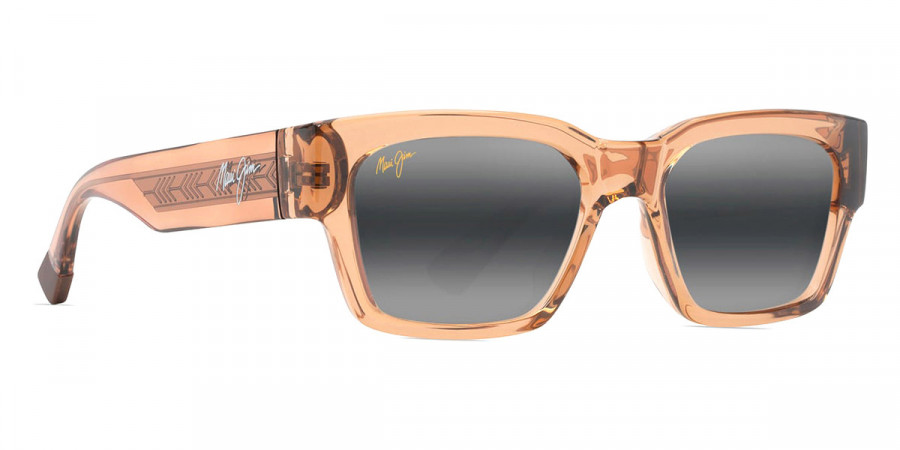 Color: Shiny Trans Light Tan (MM642-020) - Maui Jim MJIMM642-02053