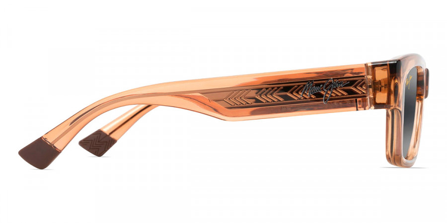 Color: Shiny Trans Light Tan (MM642-020) - Maui Jim MJIMM642-02053