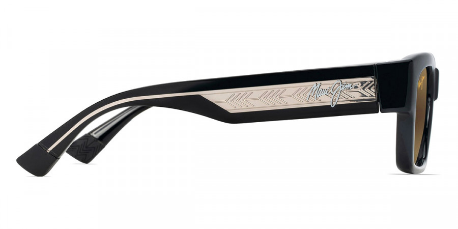 Color: Shiny Black with Trans Light Gray (MM642-021) - Maui Jim MJIMM642-02153