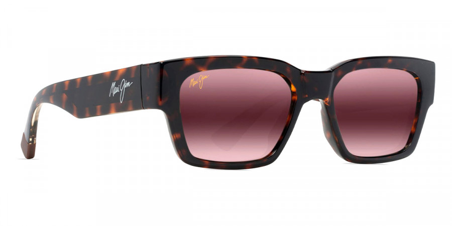 Color: Shiny Dark Havana with Trans Yellow (MM642-026) - Maui Jim MJIMM642-02653