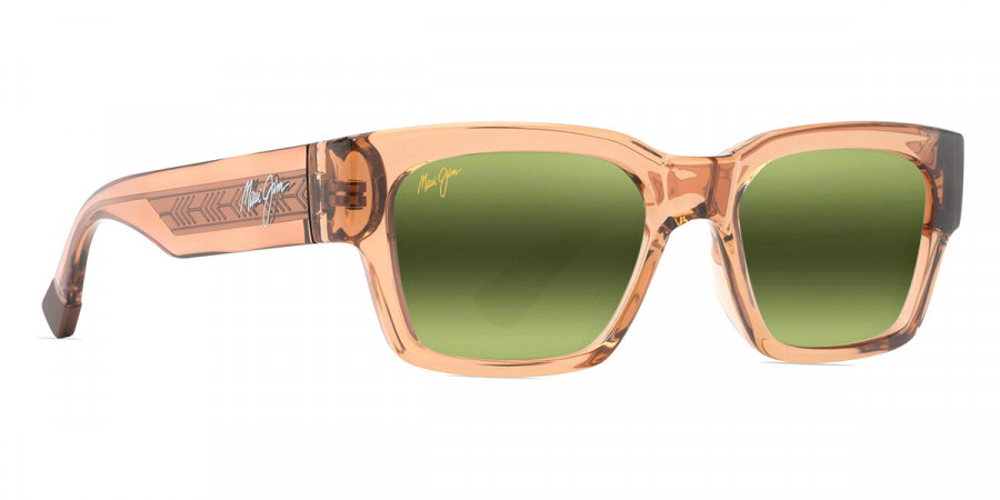 Color: Shiny Trans Light Tan (MM642-032) - Maui Jim MJIMM642-03253