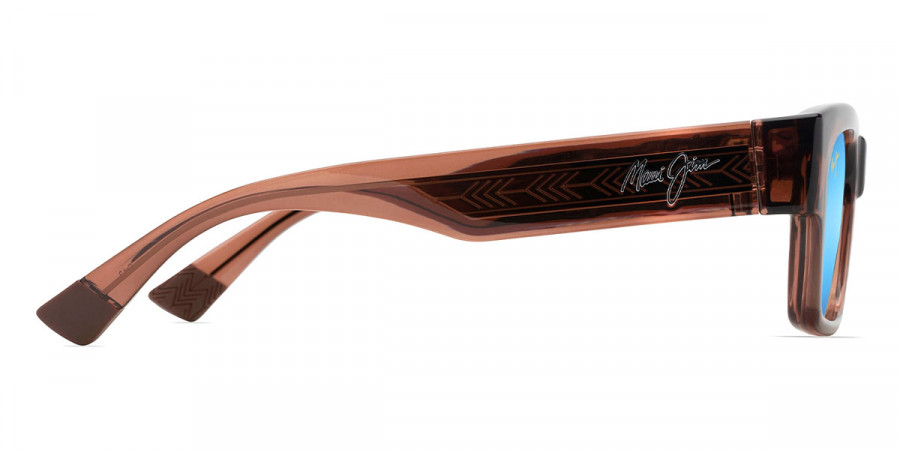 Color: Shiny Trans Light Brown (MM642-035) - Maui Jim MJIMM642-03553