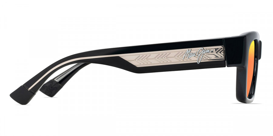 Color: Shiny Black with Trans Light Gray (MM642-041) - Maui Jim MJIMM642-04153