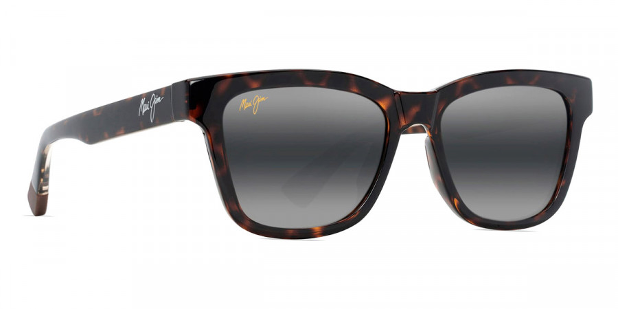 Color: Shiny Dark Havana with Trans Yellow (MM644-014) - Maui Jim MJIMM644-01452