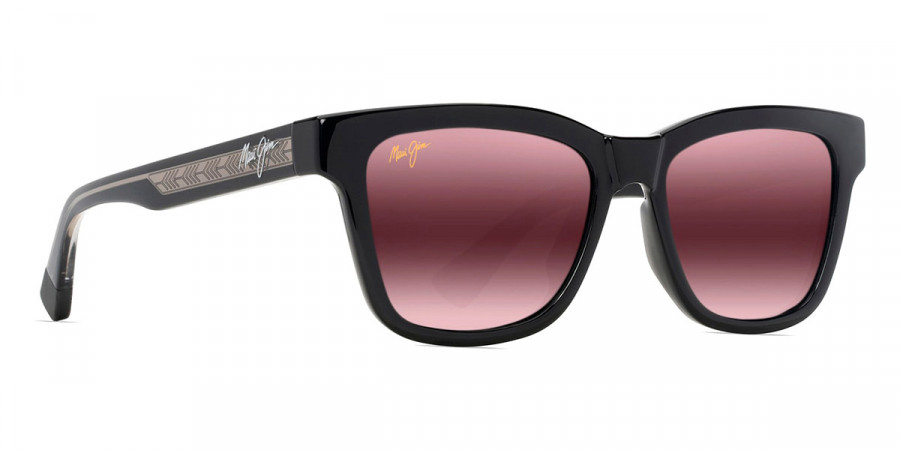 Color: Shiny Black with Trans Light Gray (MM644-021) - Maui Jim MJIMM644-02152