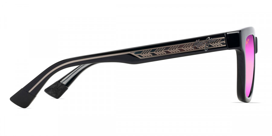 Color: Shiny Black with Trans Light Gray (MM644-033) - Maui Jim MJIMM644-03352