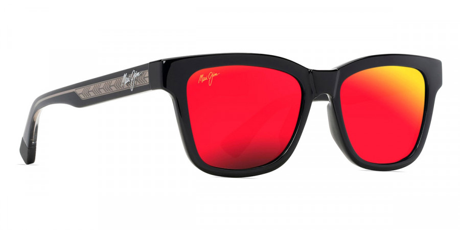 Color: Shiny Black with Trans Light Gray (MM644-037) - Maui Jim MJIMM644-03752