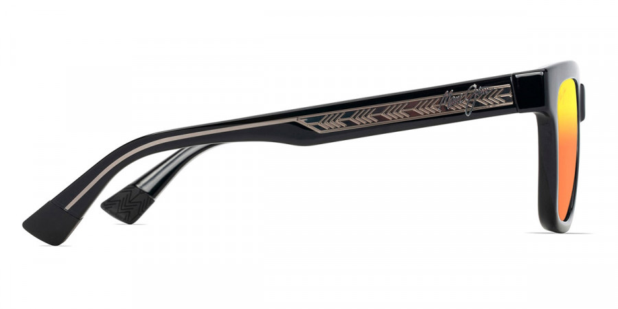 Color: Shiny Black with Trans Light Gray (MM644-037) - Maui Jim MJIMM644-03752