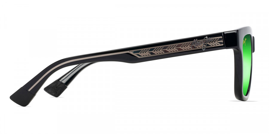 Color: Shiny Black with Trans Light Gray (MM644-041) - Maui Jim MJIMM644-04152