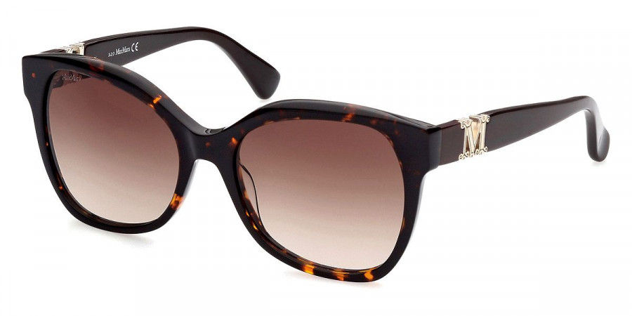 Color: Dark Havana/Shiny Dark Brown (52F) - Max Mara MM001452F56