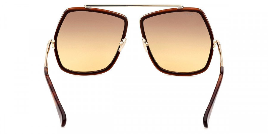 Color: Shiny Dark Brown/Shiny Pale Gold (48F) - Max Mara MM006048F64