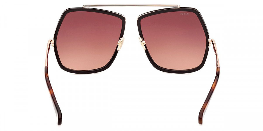 Color: Shiny Dark Brown/Shiny Pink Gold (50F) - Max Mara MM006050F64