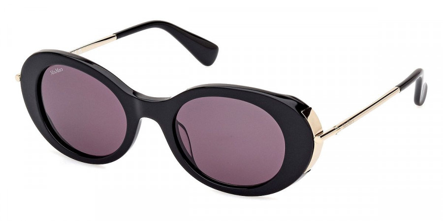 Color: Shiny Pale Gold/Shiny Black (01A) - Max Mara MM008001A51