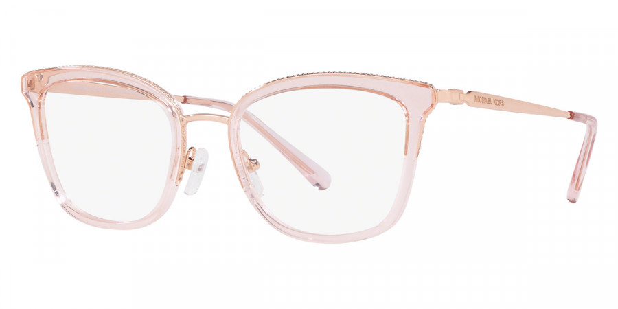 Color: Rose Gold/Pink Transparent (3417) - Michael Kors MK3032341751