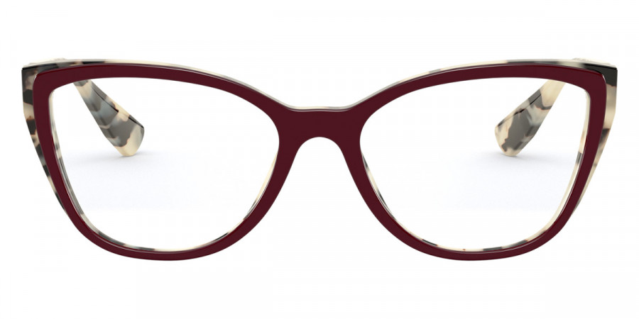 Miu Miu™ Core Collection MU 04SV 03E1O1 54 - Beige Havana Top Bordeaux