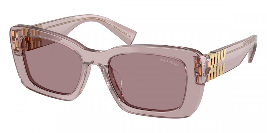 Miu Miu™ MU 07YS 12W20I 53 - Transparent Mauve