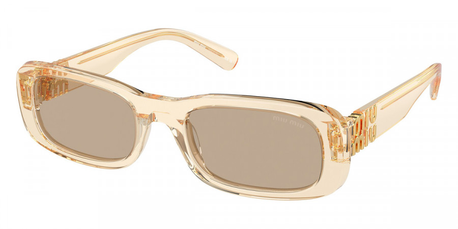 Miu Miu™ MU 08ZS 11T40F 53 - Sand Transparent