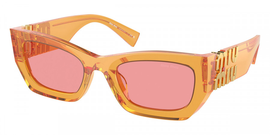 Miu Miu MU 09WS 12T1D0 53 - Orange Transparent