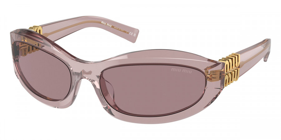 Miu Miu MU 14ZSF 12W20I 61 - Mauve Transparent