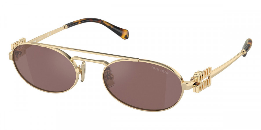 Miu Miu™ MU 54ZS ZVN70D 53 - Pale Gold