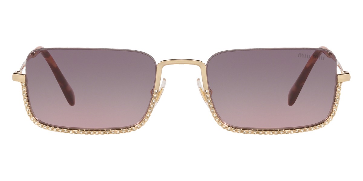 Miu Miu™ Core Collection MU 70US Rectangle Sunglasses | EyeOns.com