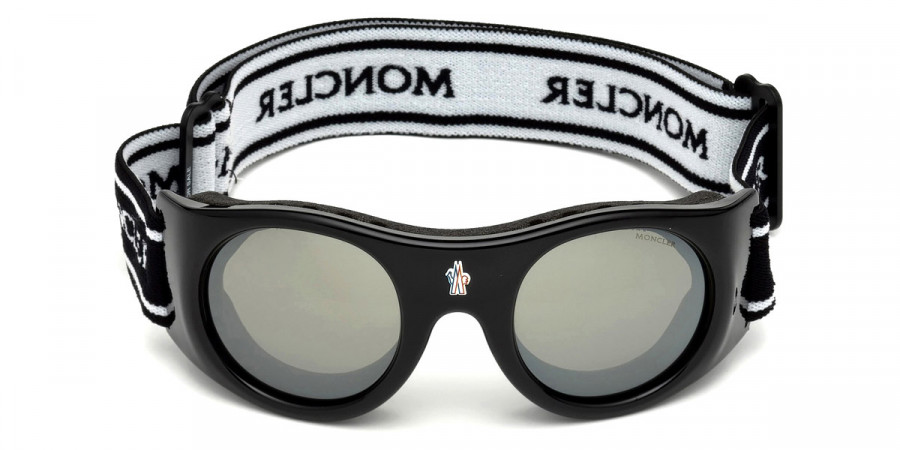 Moncler™ ML0051 Mask 01C 55 - Shiny Black