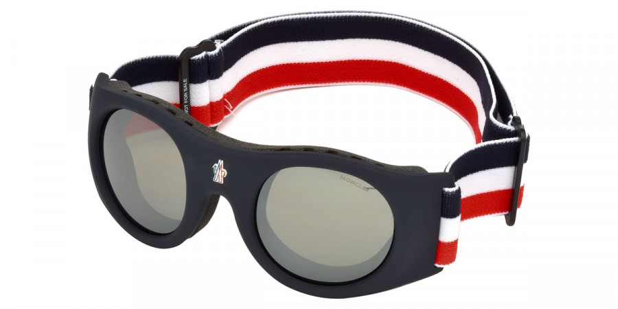 Moncler™ ML0051 Mask 92C 55 - Matte Navy/Red/White/Blue