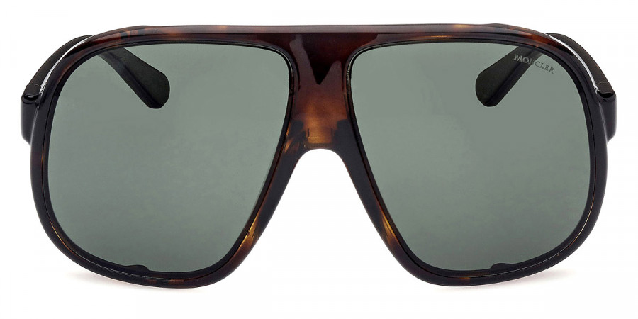 Moncler™ ML0206 Diffractor 52N 66 - Shiny Classic Dark Havana