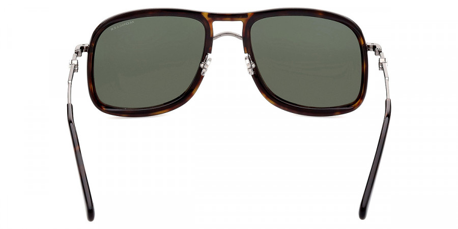 Color: Classic Dark Havana/Shiny Dark Ruthenium (52R) - Moncler ML0223Kontour52R56