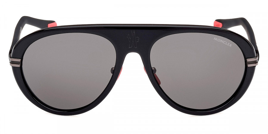 Moncler™ ML0240 Navigaze 01A 57 - Shiny Black