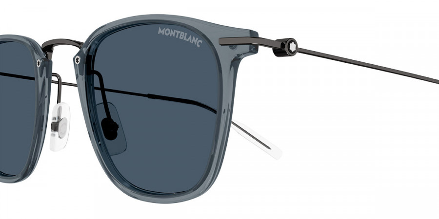 Color: Gray/Gunmetal (003) - Montblanc MB0295S00349