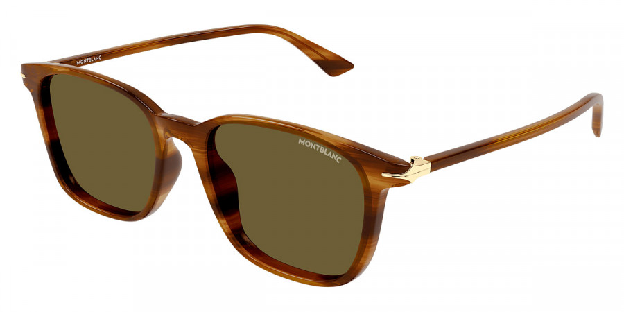 Color: Brown (004) - Montblanc MB0338S00452