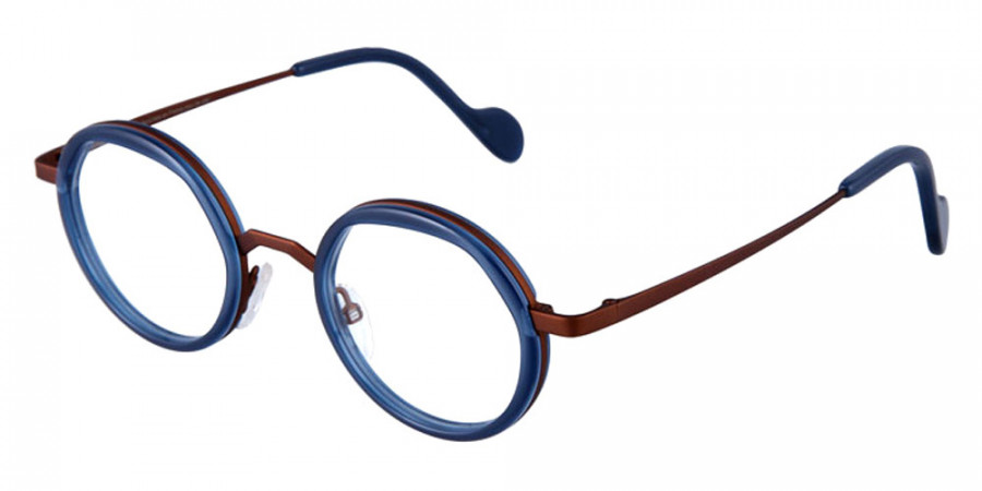 NAONED™ LEOZ 45BMO 44 - Opal Navy Blue/Matte Chestnut Brown