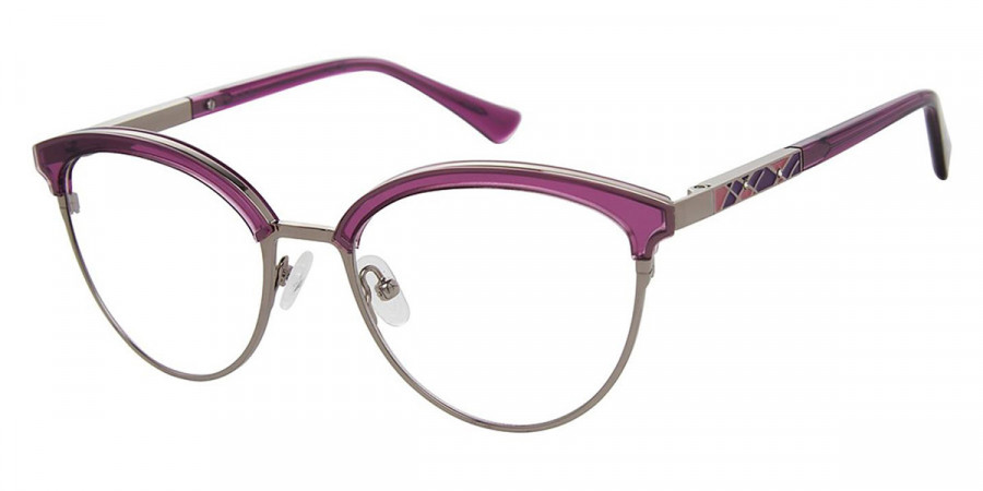 Nicole Miller™ Deauville c03 52 - Purple Translucent