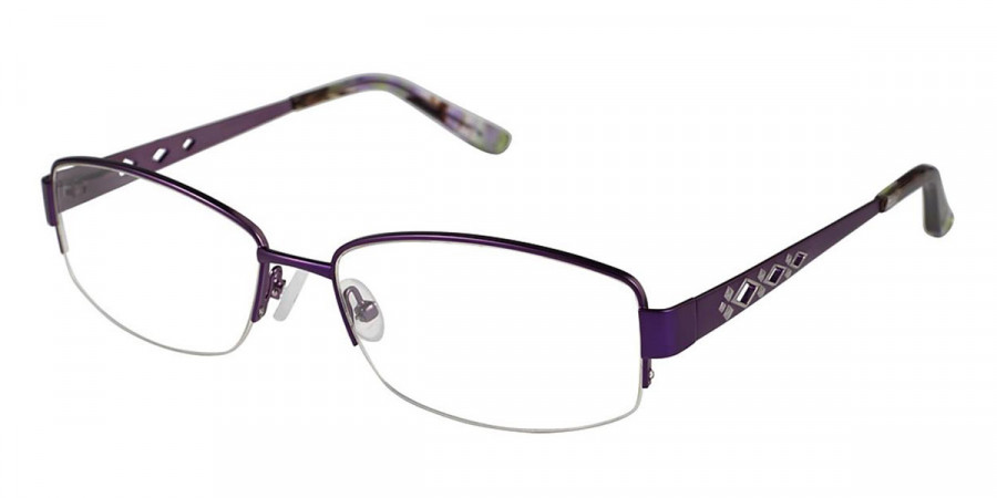 Nicole Miller™ Emerson YourFit c03 58 - Purple/Tortoise