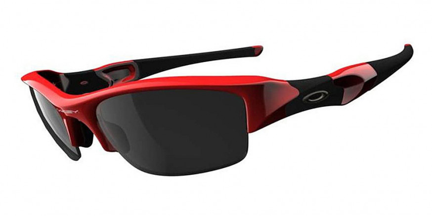 Oakley™ Flak Jacket Xlj OO9009 03-892 63 Lipstick Red Sunglasses