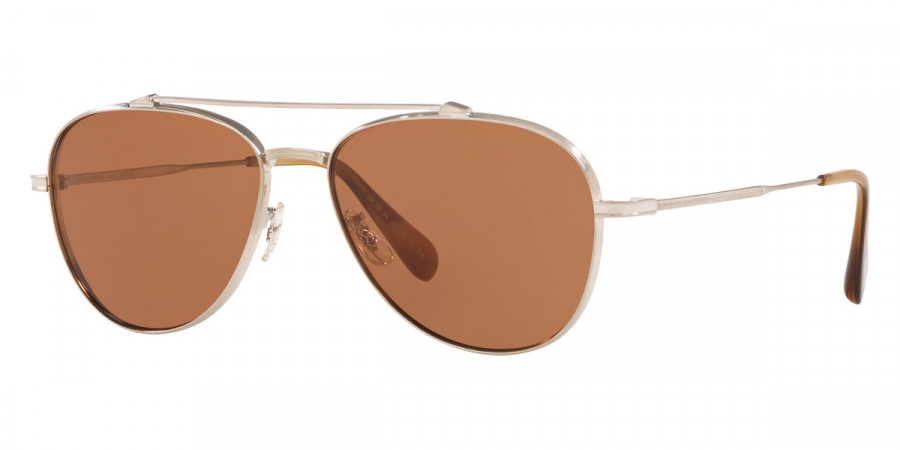 Color: Brushed Silver (525473) - Oliver Peoples OV1266ST52547356