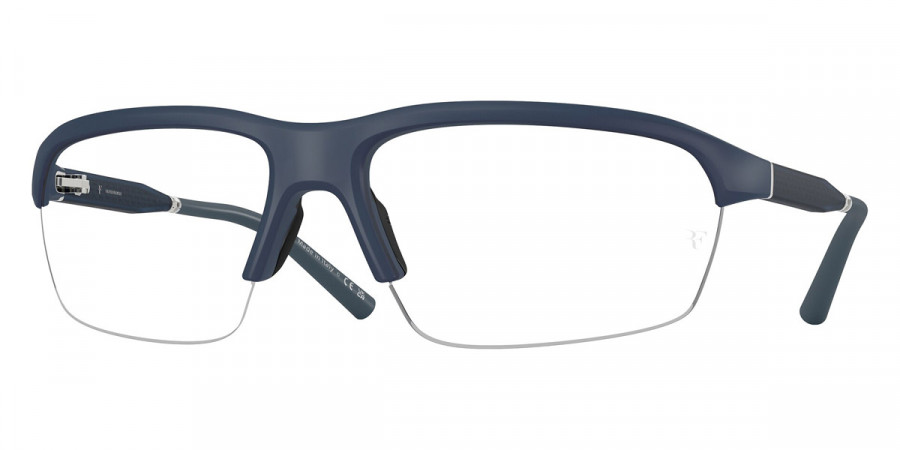 Oliver Peoples™ R-6 OV5572S 7003SB 65 - Semi-Matte Blue Ash/Semi Matte Blue Ash/Silver