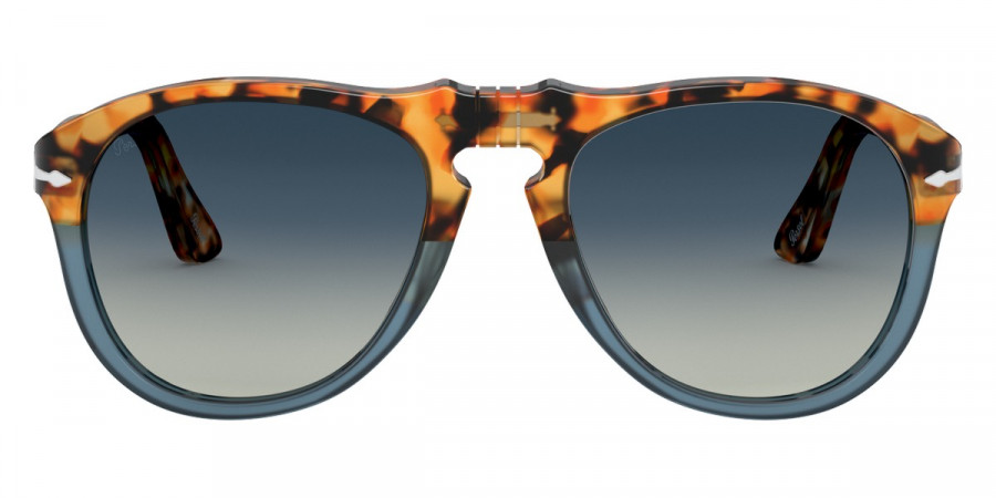 Persol™ PO0649 112032 54 - Brown Tortoise/Opaline Blue