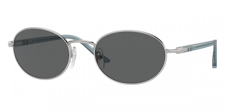 Persol™ Ida PO1018S 518/B1 55 - Silver/Transparent Blue