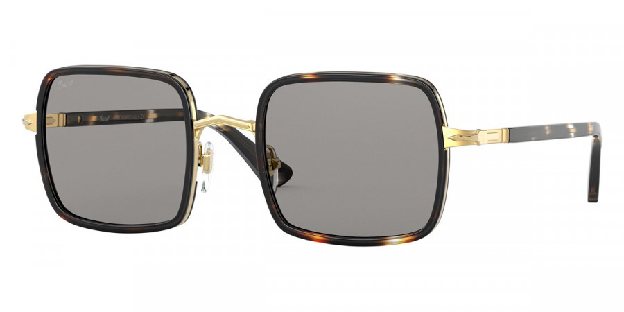 Color: Striped Brown/Gold (1100R5) - Persol PO2475S1100R550