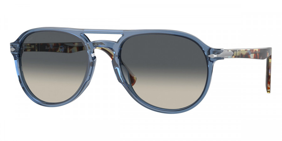 Persol™ El Profesor Sergio PO3235S 120271 55 - Transparent Navy/Blue/Brown Tortoise