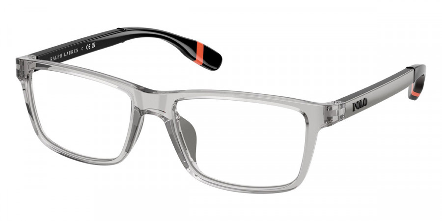 Polo™ PP8547U 5755 49 - Shiny Transparent Light Gray/Shiny Black/Orange