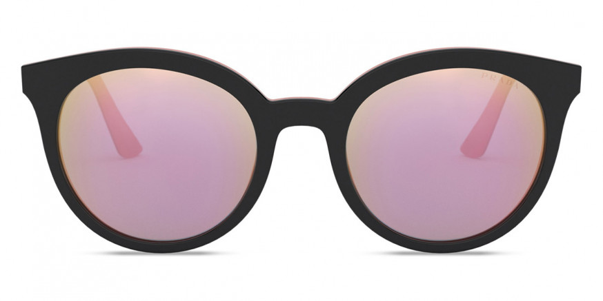 Prada™ PR 02XSF 541726 53 Top Black/Pink Sunglasses